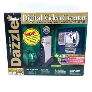 Vintage Dazzle Digital Video Creator Editor With RCA's‎ Brand NEW Deadstock